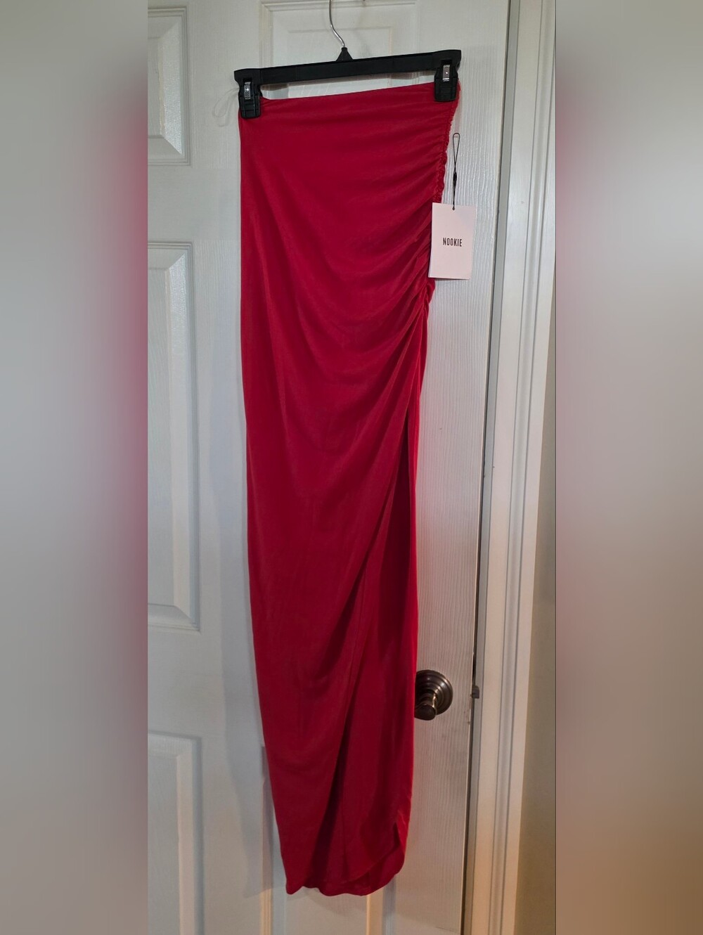 NWT Nookie Aria Skirt Fiery Red Small Bodycon Rushed
